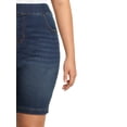 thumbnail image 4 of Terra & Sky Women's Plus Size Pull On Bermuda Shorts, 9" Inseam, 4 of 5