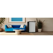 Arctic Chef 3.2 Cu. ft. Compact Mini Fridge with Freezer, Stainless Steel