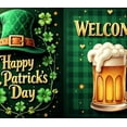 thumbnail image 4 of St Patricks Day Backdrop Banner Leprechaun Party Decor Lucky Charm Rainbow Background Holiday Decorations Balloons Props Celebration Gold Coins, 4 of 4