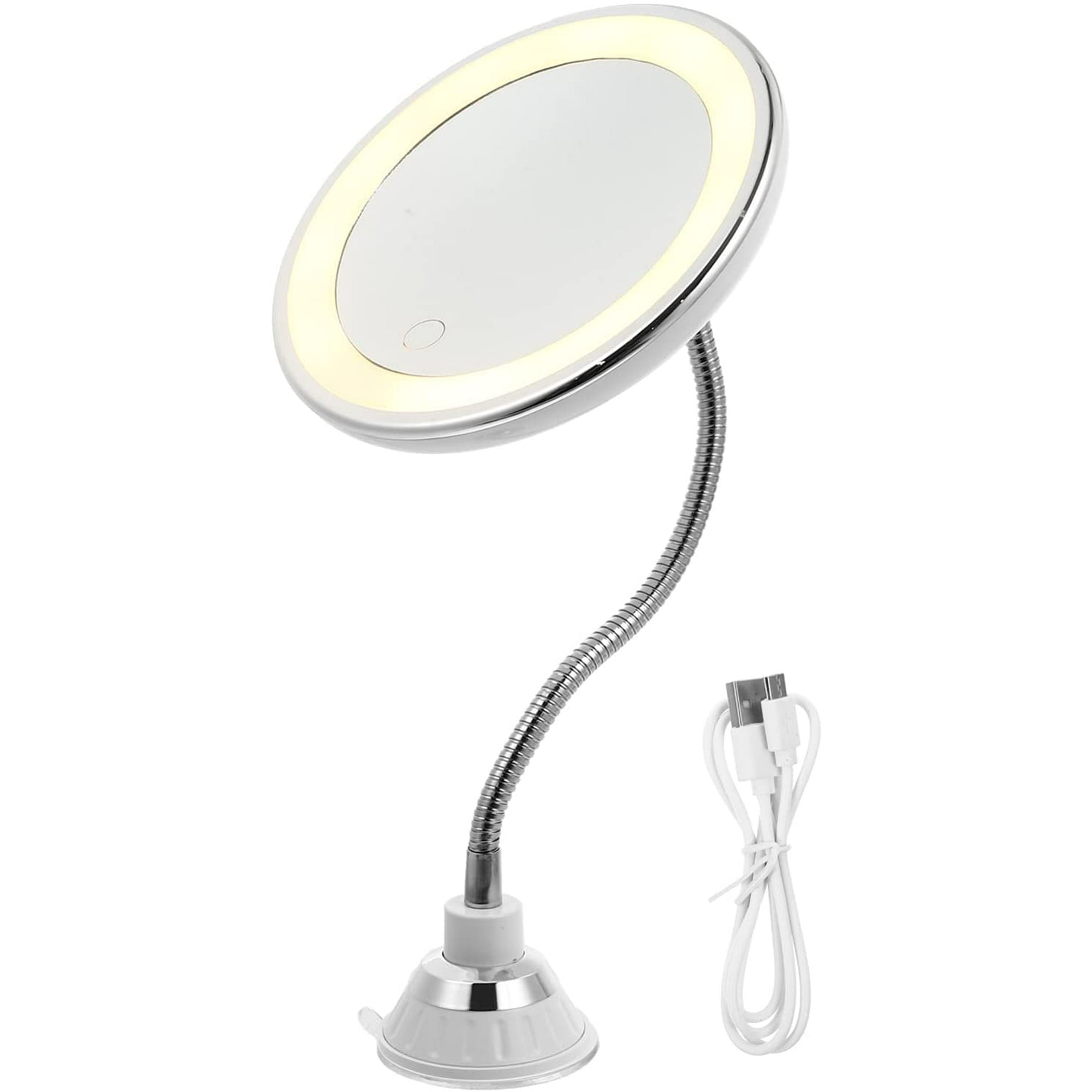 Ring Light Lighted Makeup Mirror LED Desktop Selfie Ring Light 10X Magnifying Vanity Mirror Cosmetic Mirrors Walmart