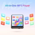 thumbnail image 2 of Reproductor MP3 MECHEN 64GB Bluetooth 5.3 2.4" Pantalla táctil gris, 2 of 7