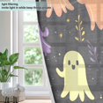 thumbnail image 4 of Yayeee Window Curtains Light Filtering 63"x42" Grommet Panel Pair Home Living Room Decor, Yellow Halloween Ghosts, 4 of 7