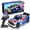 Red and blue, variant on 1/12 Scale Brushless RC Drift Car 4WD High Speed Racing Vehicle 60KMH 2.4GHz Remote Control With LED Lights & Brushless Motor For Indoor Outdoor Driving, 124020( Red-Yellow )