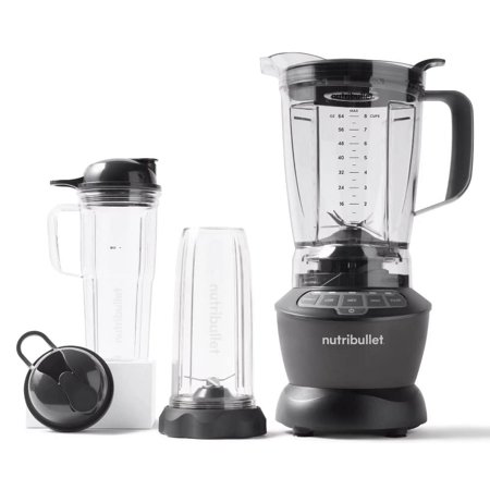 Nutribullet 1200W 64oz. Blender Combo NBF50500, Dark Gray (Used)