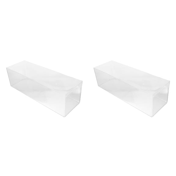 unbranded 2pcs Toy Car Display Box Wall Mounting Display Case Toy Cars Storage Box Rack Doll Model Display Case