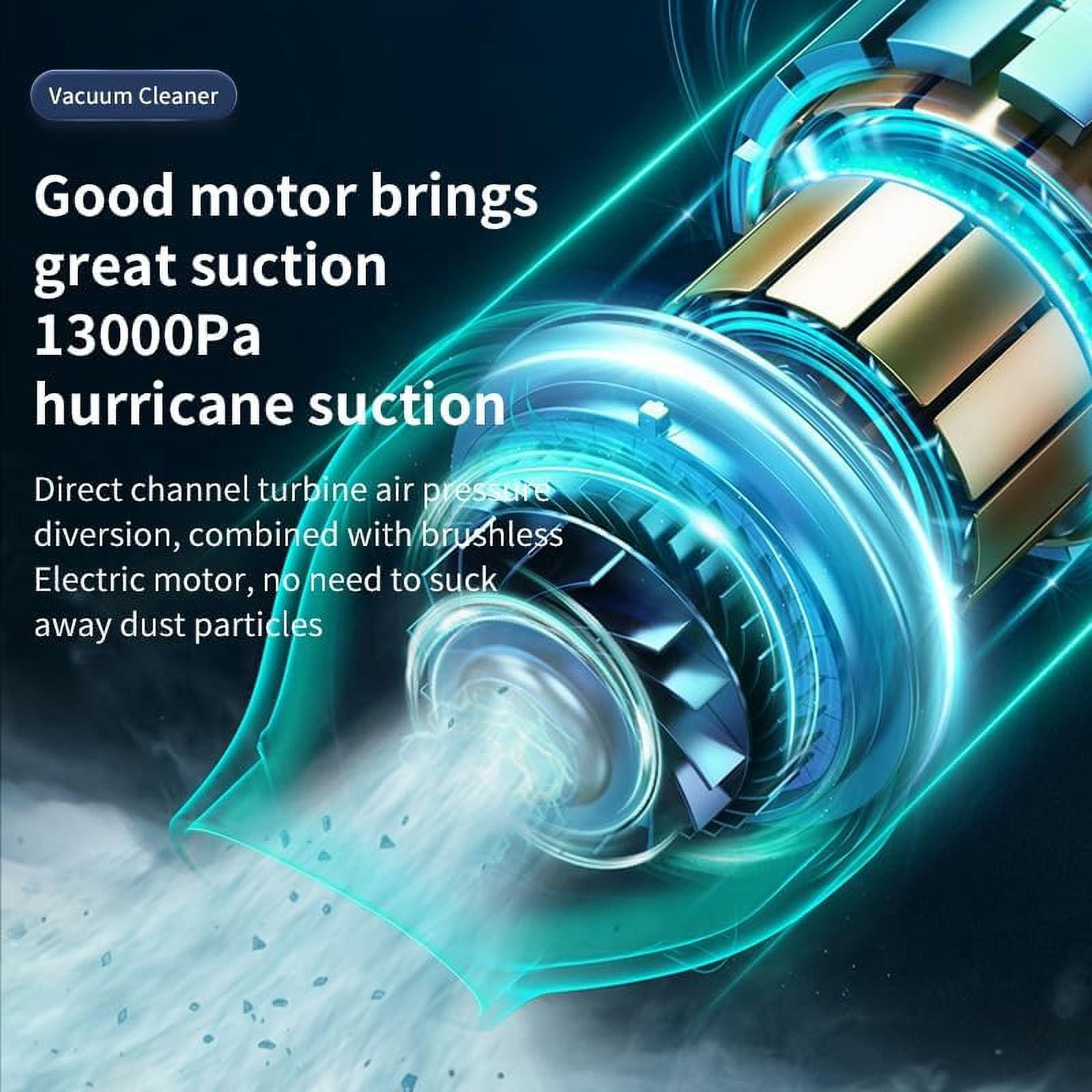WZXPWT Handheld Vacuum Cleaner, Mini Car Vacuum Cleaner, Portable Vacuum Cleaner, Powerful Suction Cordless Vacuum Cleaner for Car Interior Cleaning