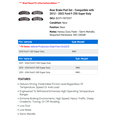 thumbnail image 2 of Rear Brake Pad Set - Compatible with 2012 - 2022 Ford F-250 Super Duty 2013 2014 2015 2016 2017 2018 2019 2020 2021, 2 of 2