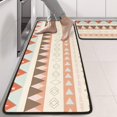 thumbnail image 2 of Kitchen Rugs Sets Of 2,Soft Colored Geometric Pattern Anti Fatigue Kitchen Mat Rugs Non Slip Washable,Decorative Kitchen Floor Mats for Kitchen,Sink,Laundry,17"x47"+17"x47", 2 of 5