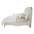 thumbnail image 4 of Michael Amini London Place Eastern King Velvet Panel Bed - Creamy Pearl, 4 of 10