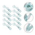thumbnail image 1 of 10 Uds. Pinza recubierta de plástico de color Simple con gancho Pin de ropa multifunción M ShuxiuWang 8390612989865, 1 of 1