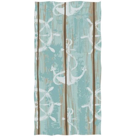 Deck Nautical Hand Towel Dish Towels Cotton Face Towel 30x15 inch Gym Yoga Towels for Bath Decor
