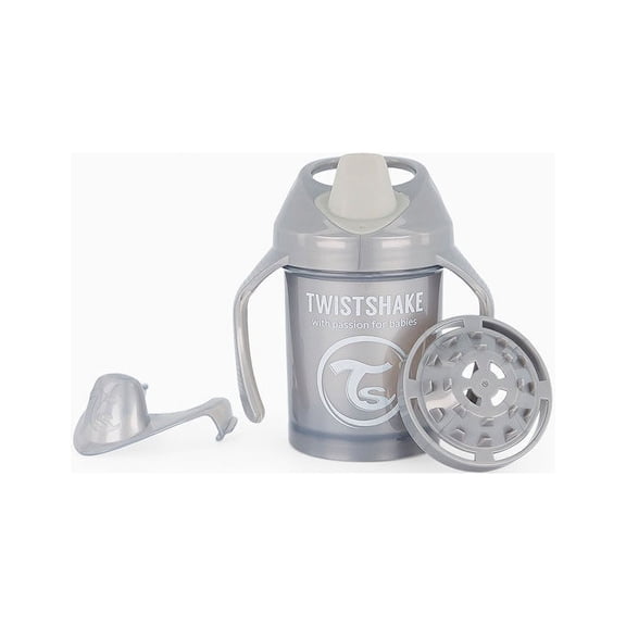 Twistshake Mini Cup 230ml 4 m, Pearl Grey