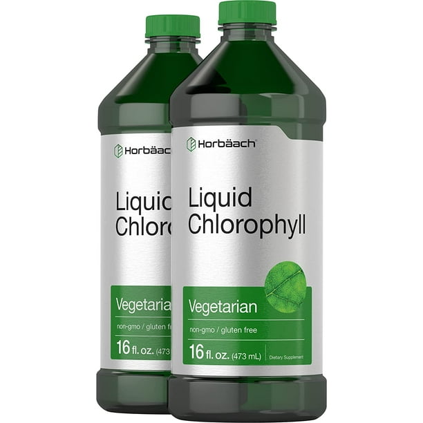 Liquid Chlorophyll 100mg 32 oz (2 x 16 oz Bottles) Vegetarian, Non