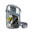 thumbnail image 7 of Eastsport Unisex Clear Stadium Approved Sling Gear Bag, Grey Trim, 7 of 7