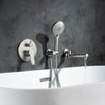 thumbnail image 3 of Rainlex One-Handle 1-Spray Setting Brushed Nickel Bathtub Shower Faucet, 3 of 11