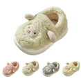 thumbnail image 5 of XIMIN Kids Slippers Girls Boys Slip On Cozy Plush House Cute Cartoon Sheep Fuzzy Shoes with Thick Sole Memory Foam Non-Slip Winter Warm Footwear, 5 of 5
