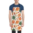 thumbnail image 4 of Cauagu Autumn Pumpkins Aprons with Pockets,Waterproof Apron for Women,Kitchen Cooking Apron Adjustable Bib Aprons Chef Apron for Cooking,Drawing,Crafting, 4 of 8
