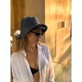 thumbnail image 2 of Bucket Hats for Women Wide Brim Summer Travel Packable Cotton Bucket Beach Sun Hat UPF 50+, 2 of 5