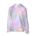thumbnail image 3 of Goofa Rainbow Printed Women's UPF 50+ Sun Protection Hoodie Jacket Lightweight Long Sleeve Sun Shirt for Women with Pocket Hiking Outdoor-X-Large, 3 of 9