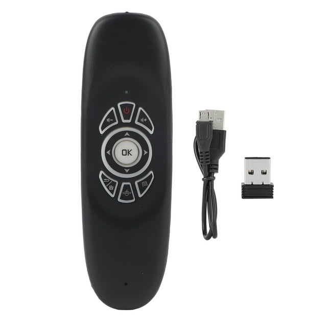 Mini ratón inalámbrico Air Mouse C120 de 2,4 GHz con teclado y giroscopio de seis ejes.