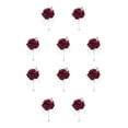 thumbnail image 3 of Matsuzay Ramillete Encantador Elegancia Atemporal Para Eventos De Boda Broches Delicados Y Refinados Winered vino rojo 10Conjunto, 3 of 6