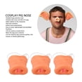 thumbnail image 4 of Animal Pig Snout, 10pcs Pig Nose Lightweight With Elastic Band For Cosplay, 4 of 8
