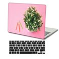 thumbnail image 1 of KSK KAISHEK for MacBook Pro 16" Case 2020 2019 Released Model A2141, Plastic Hard Shell + Black Keyboard Cover, Pink series 0097, 1 of 5