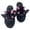 A-Black906, variant on Bibifish Mens Womens Fuzzy Slippers Bat Gray Bat Novelty Fuzzy Plush Slip On Non Slip Warm Indoor Home Winter Slippers