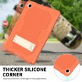 thumbnail image 6 of Galaxy Tab A8 (10.5") Case (SM-X200) - TECH CIRCLE Shockproof Kickstand Simple Rugged Case for 2022 Samsung Galaxy Tab A8 10.5-Inch Android Tablet, Orange, 6 of 6