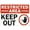 Warning Sign 3, variant on Keep Off Grass Landscape Preservation Please Keep Off The Grass Safety Sign - 8"x12" Aluminum Danger Tin Road Sign, Workplace Landscape Marker
