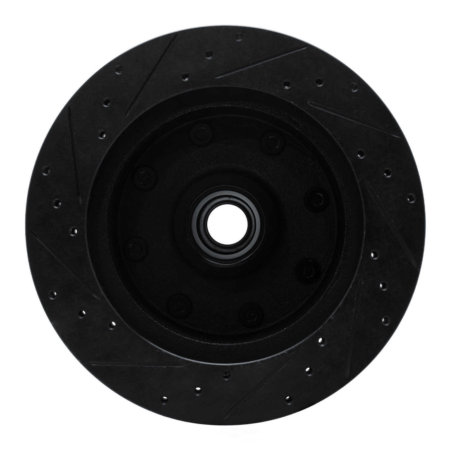 Dynamic Friction Company 633-40059R DFC Brake Rotor - Drilled And Slotted - Black