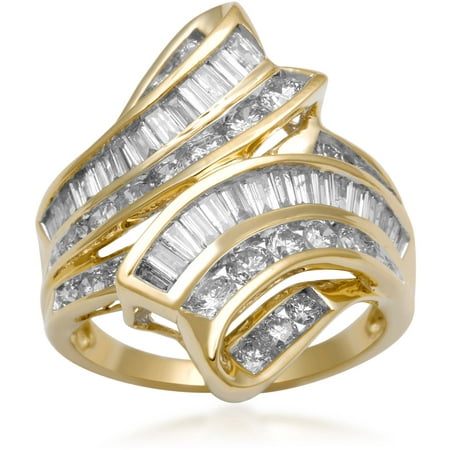 2 Carat T.W. Diamond 10kt Yellow Gold Fashion Ring