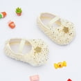 thumbnail image 4 of Baby Girls Shoes Sweet Princess Shoes Star Net Yarn Bowknot Crib Shoes Newborn Soft Sole Toddler Shoes 0-18M, 4 of 6