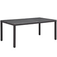 thumbnail image 6 of Modway Convene 7 Piece Outdoor Patio Dining Set in Espresso Red, 6 of 7