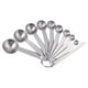thumbnail image 1 of Cuchara medidora de acero inoxidable de 10 piezas Cuchara medidora multifuncional Cuchara medidora para hornear con báscula para cocina casera, 1 of 4