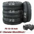 thumbnail image 6 of 4 Pcs SUV Car Seasonal Protection Storage Tire Tote Carry Bags, 6 of 11