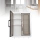 thumbnail image 1 of Gabinete De Baño Montado En La Pared, Gabinete De Almacenamiento De Pared De Cosméticos Multifuncional Para Ahorrar Espacio, Puerta Doble Estable Para El Hogar, 1 of 7