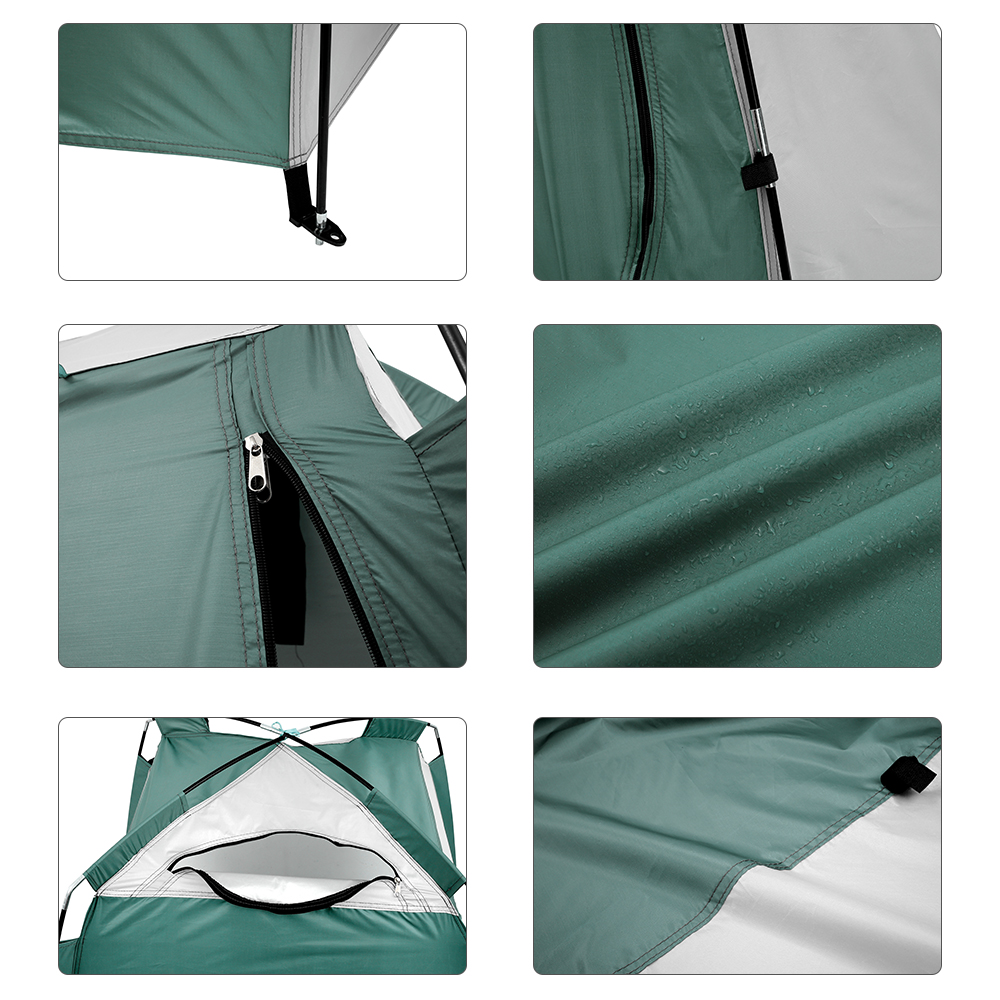 Miuline Privacy Tent,Pop Up Privacy Tent,Portable Shower Tent Waterproof With Tent Peg,Pole,Carrying Bag,Foldable Rain Shelter For Camping Changing - image 2 of 7