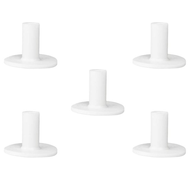 Maoww 5Pcs Plastic Driving Range Golf Tees Holder Training Practice Tee 38mm Mat White 38mm