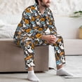 thumbnail image 7 of Sikiie Happy Halloween2 Mens Pajama Set, Soft Warm Long Sleeve Sleepwear, Cozy Button-Down Pjs for Men-Small, 7 of 7
