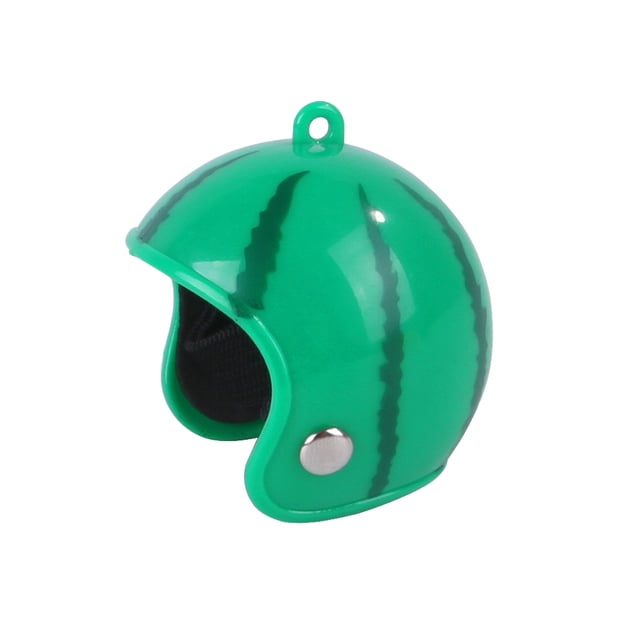 Billuyoard Casco Suministros para mascotas pequeñas Gorros de seguridad Sombreros Disfraces ajustables Cascos para aves de corral Patitos de aves de pollo Juguetes para pájaros sandía Billuyoard PT003691-14