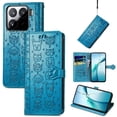 thumbnail image 3 of Funda Cartera FOXDOCK para Xiaomi 15 Pro , Flip PU con Relieve de Gatos y Perros, Tarjetero y Soporte, 3 of 6