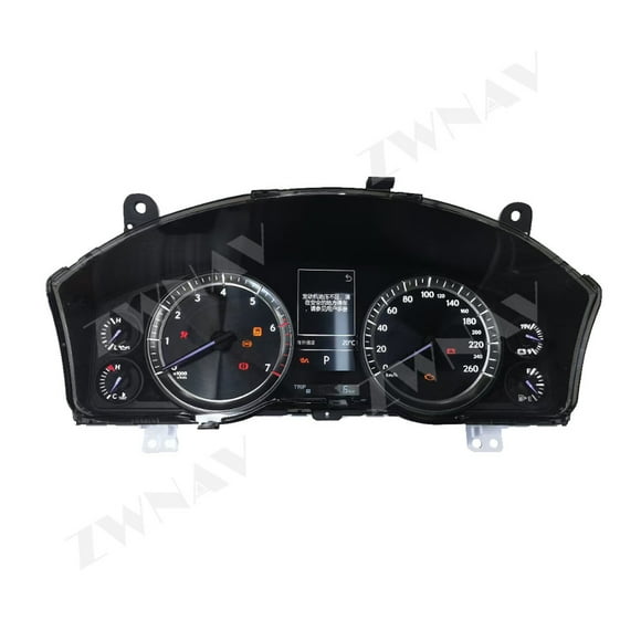 ZWNAV 12.3 inch car LCD digital instrument panel instrument cluster speedometer suitable for Toyota Land Cruiser LC200 2008-2020 LCD Instrument Cluster