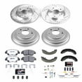 thumbnail image 3 of PowerStop Front and Rear Z26 Street Warrior Brake Pad Rotor Drum and Shoe Kit Fits: HONDA Select Models K15244DK-26, 3 of 9