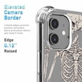 thumbnail image 3 of Rock Skull Clear Case for iPhone 11,Aesthetic Art Design Case for Men Women,Unique Soft Transparent TPU Bumper Case Cover, 3 of 5