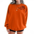 thumbnail image 3 of Elvqul Womens Halloween Sweatshirts Oversized Long Sleeve Sweatshirt Graphic Spooky Ghost Casual Pullover Tops for Ladies Crew Neck, 3 of 3