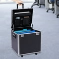 thumbnail image 3 of SHZICMY Locking File Chest File Rails Letter/Legal Files Storage Box with Wheels&Handle, 3 of 19