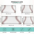 thumbnail image 3 of Baseball Body Pillow Cover with Zipper, Soft and Cozy Fuzzy Fleece Body Pillow Case Cover 21 x 54 in, Plush Long Body Pillow Pillowcase for Fall and Winter Home Decor Gifts, 3 of 7