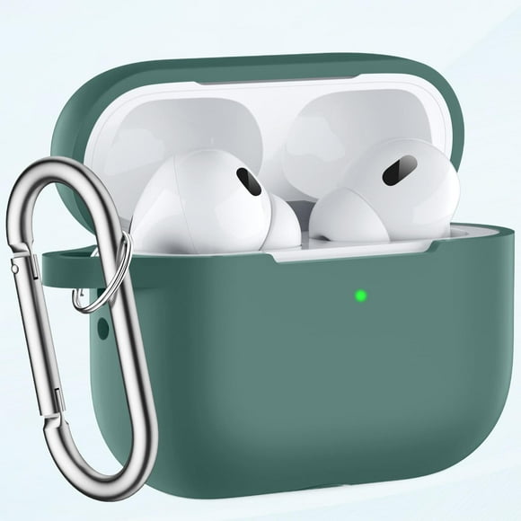 for AirPods Pro 2 Case Cover 2022 - Full Body Protective Silicone Case Compatible with New 2nd Generation Apple AirPods Pro Case, Shockproof Cover with Carabiner