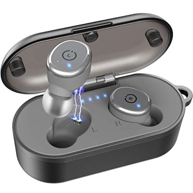 tozo t10 bluetooth 5.0 wireless earbuds with wireless charging case